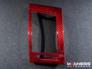 Jaguar F-TYPE Interior Trim - Carbon Fiber - Air Vent Cover Trim Kit - Red Candy